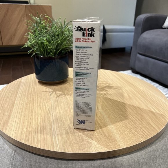 1999 WizCom QuickLink Pen Handheld Scanner Super Pen Brand New Sealed - Picture 3 of 11